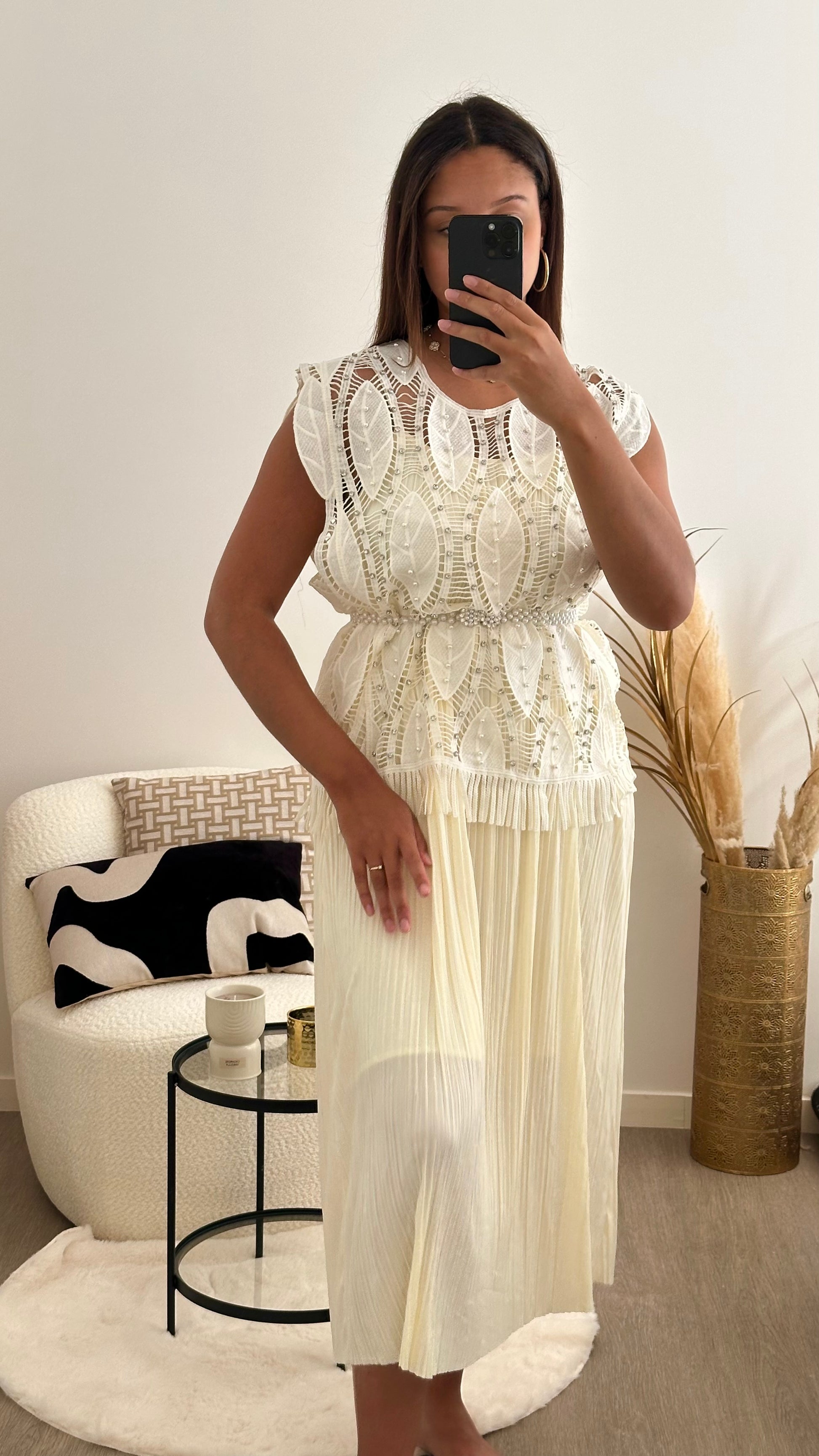 Robe strass