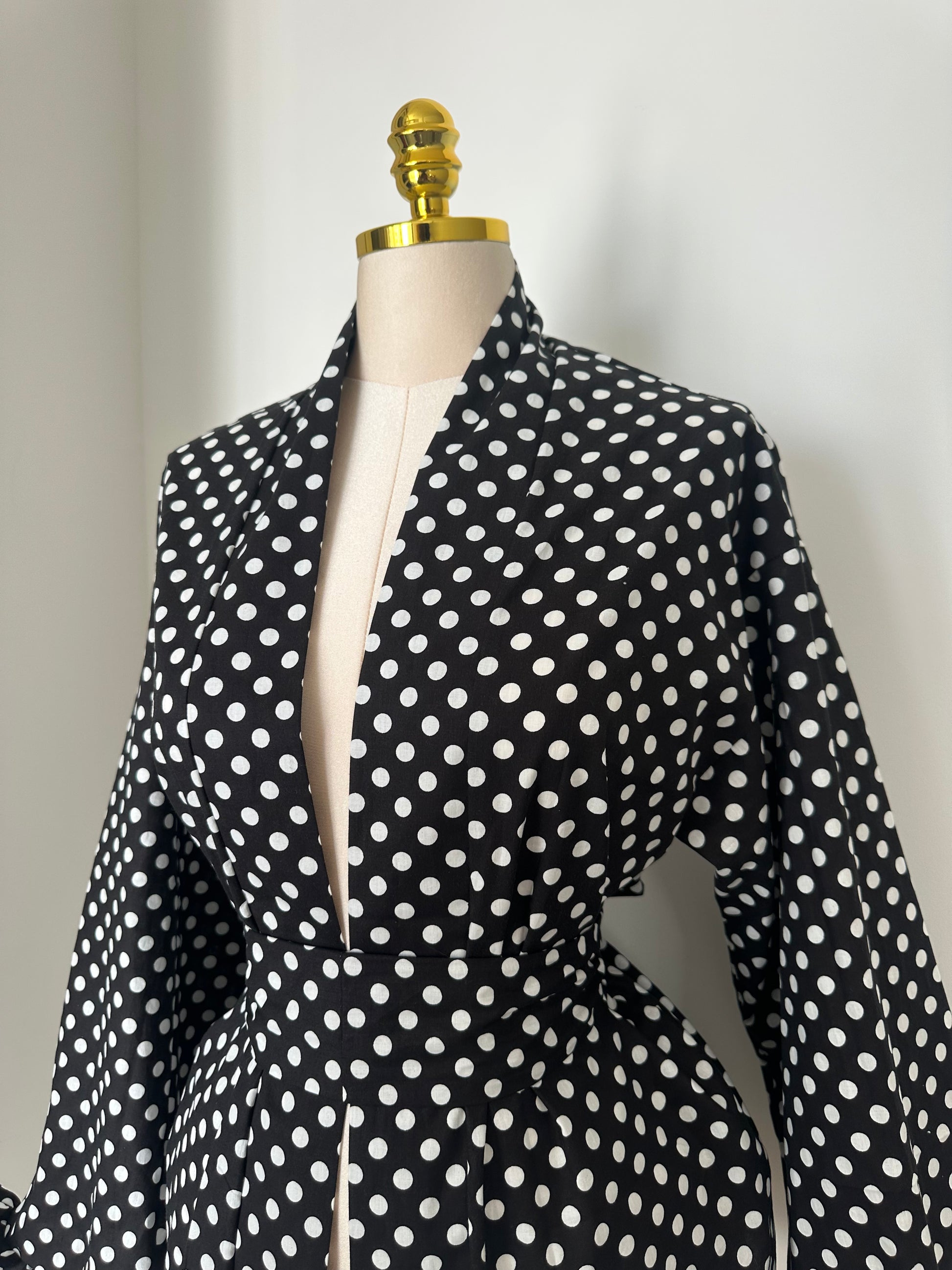 Kimono à pois