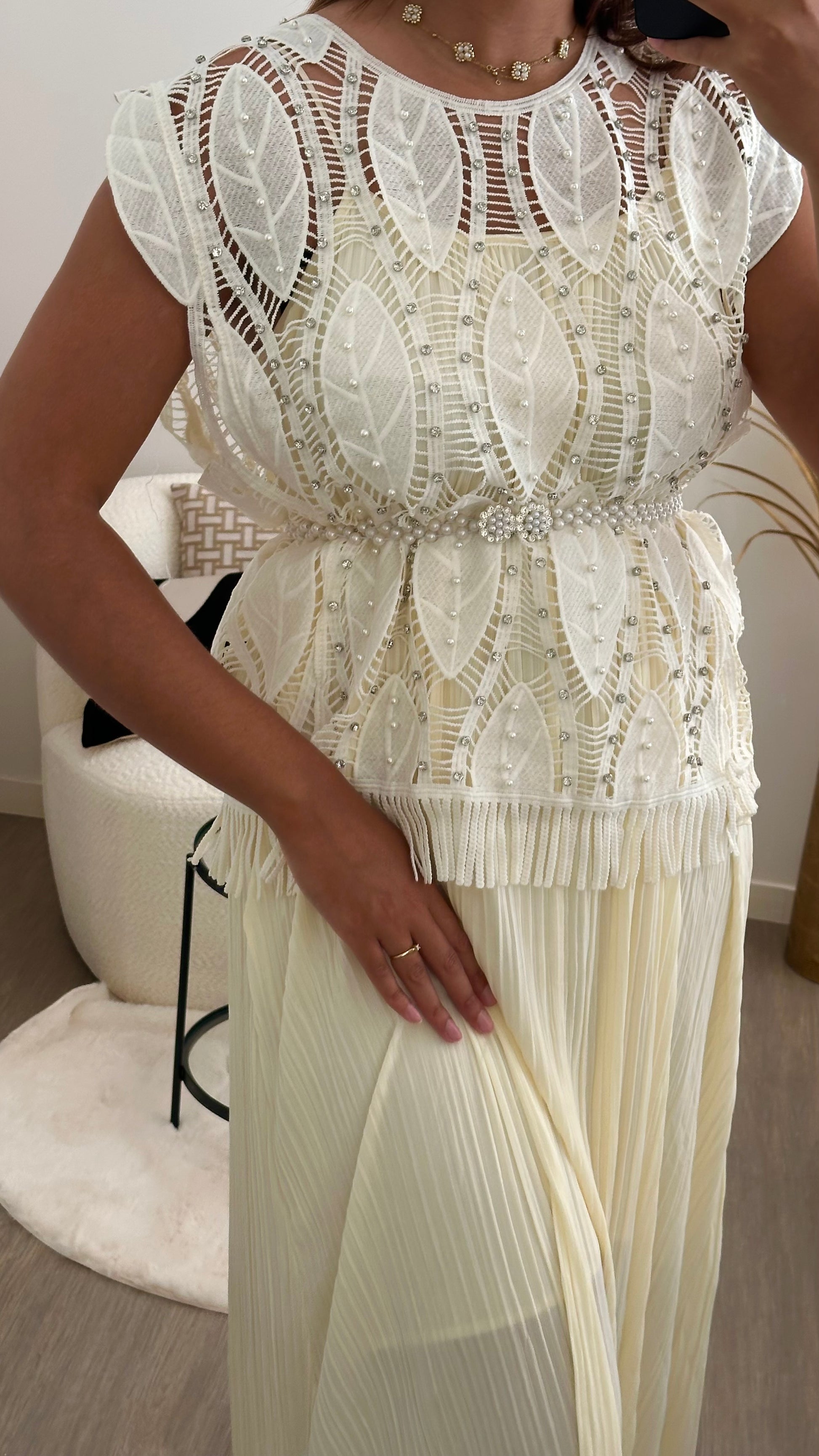 Robe strass