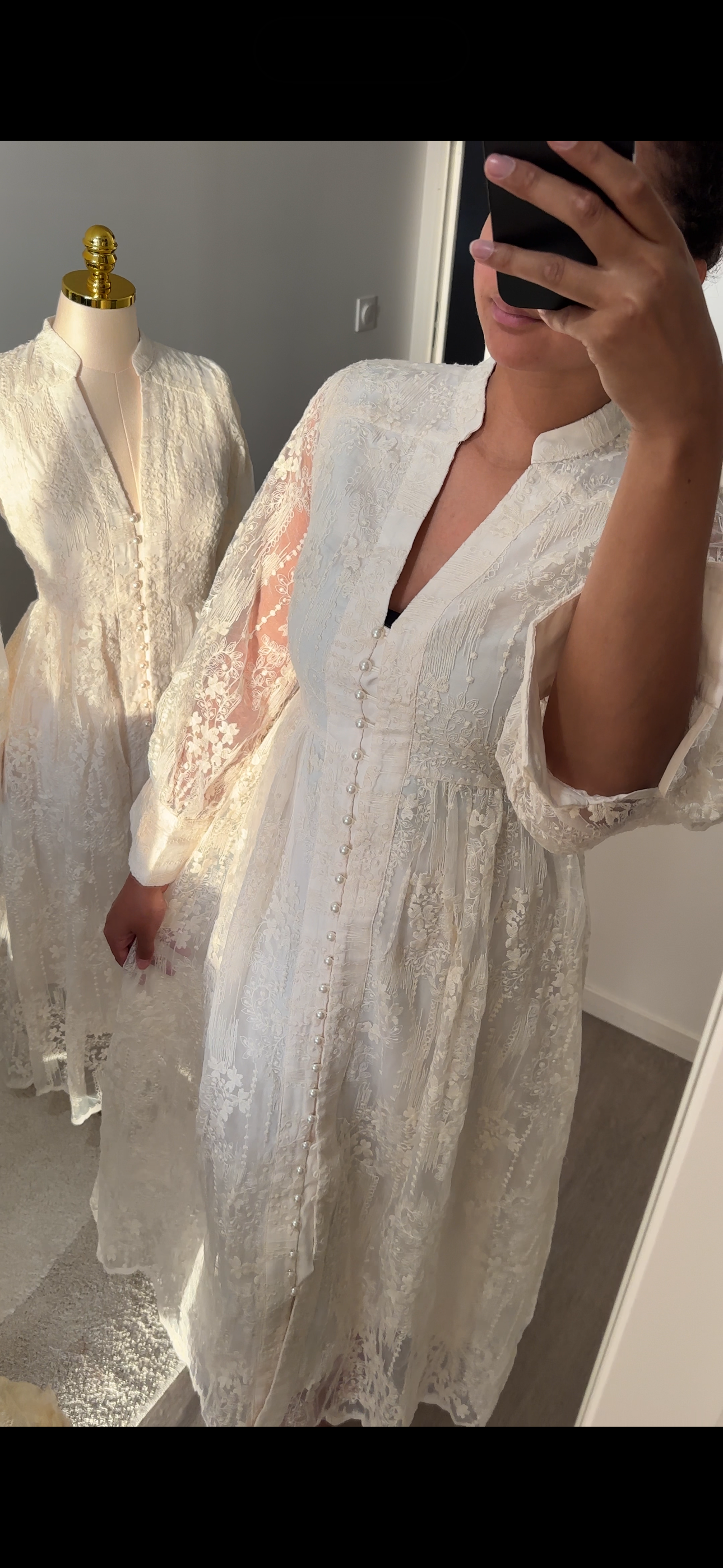 Robe dentelle
