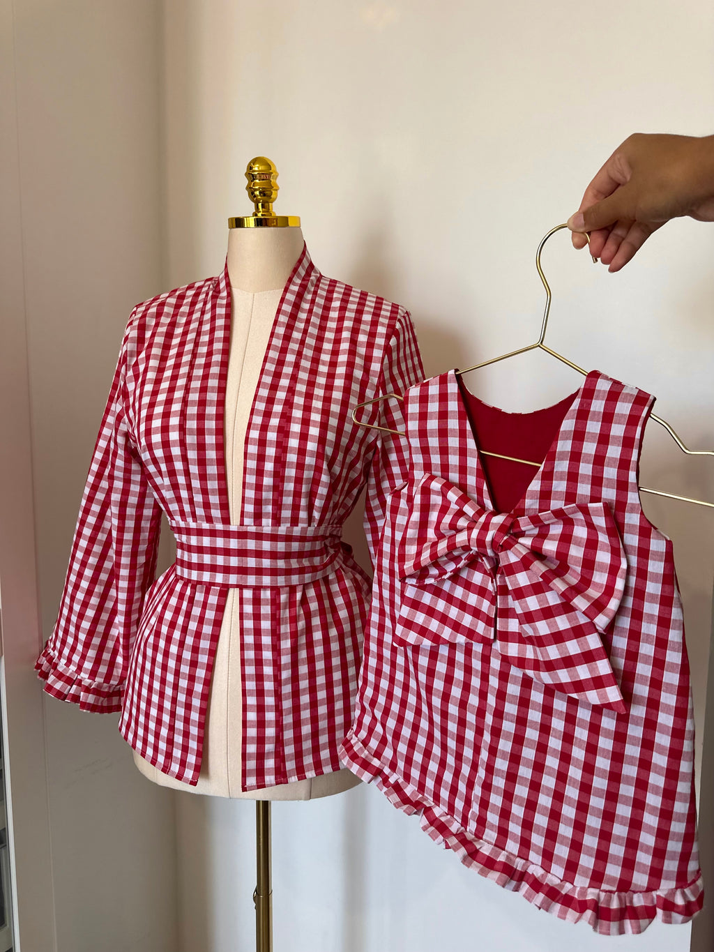 Robe Vichy petite fille