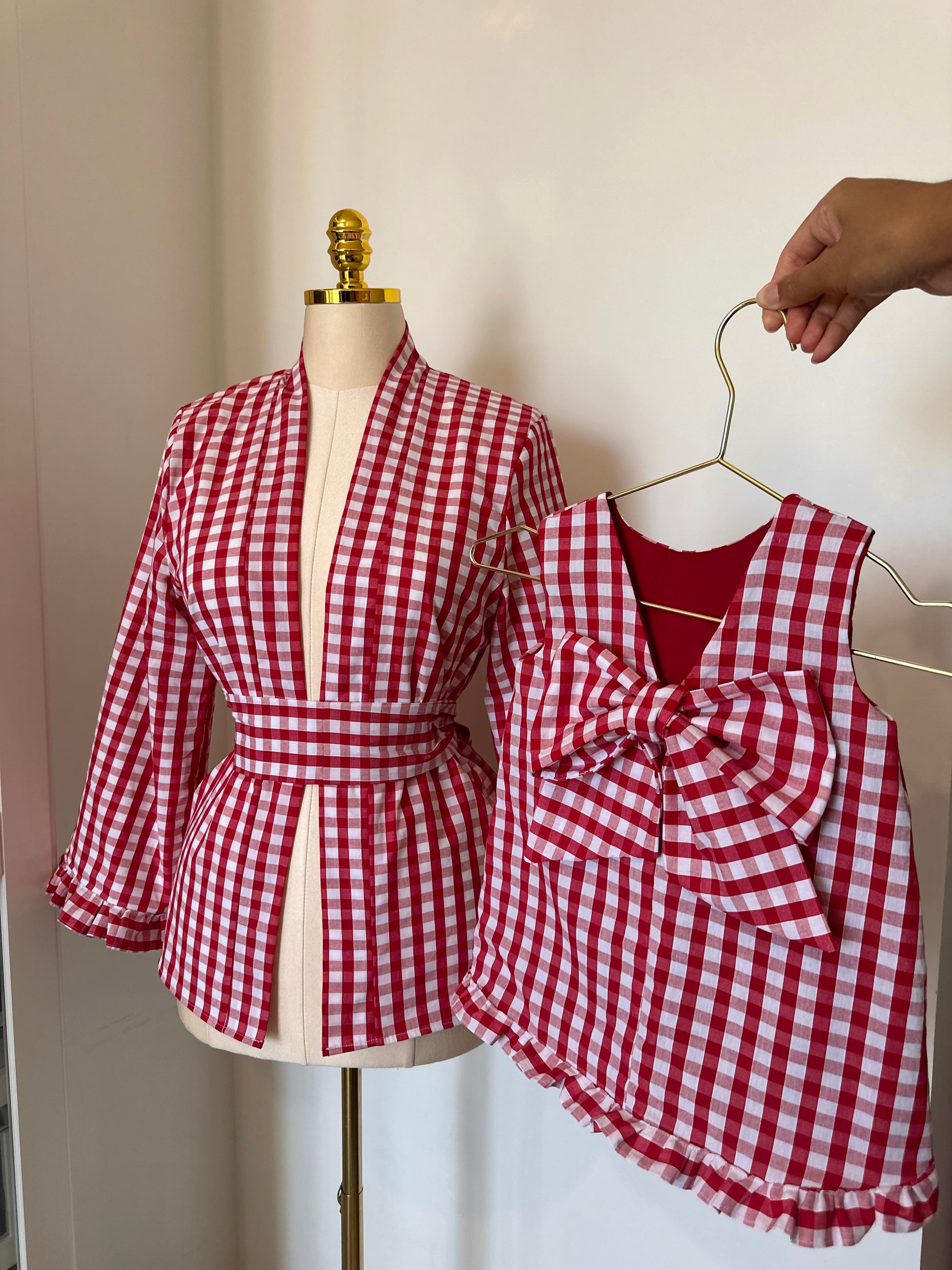 Robe Vichy petite fille