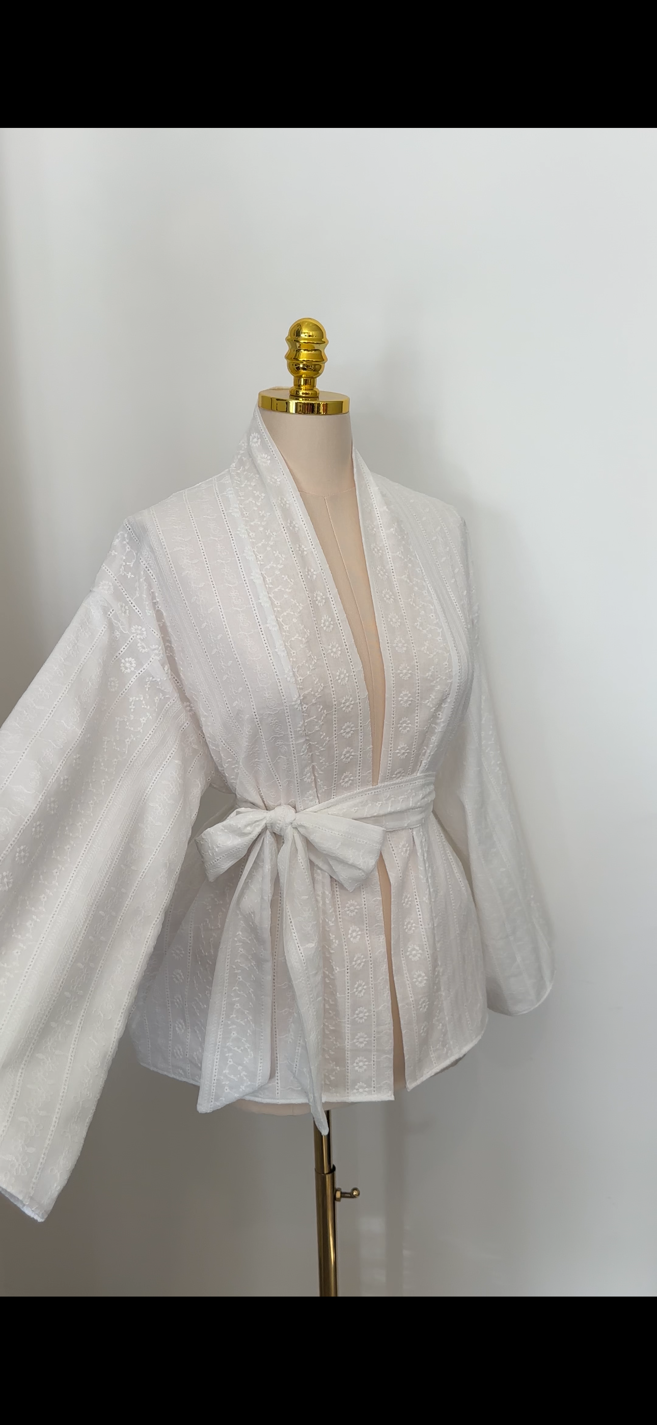 Kimono Broderie Anglaise
