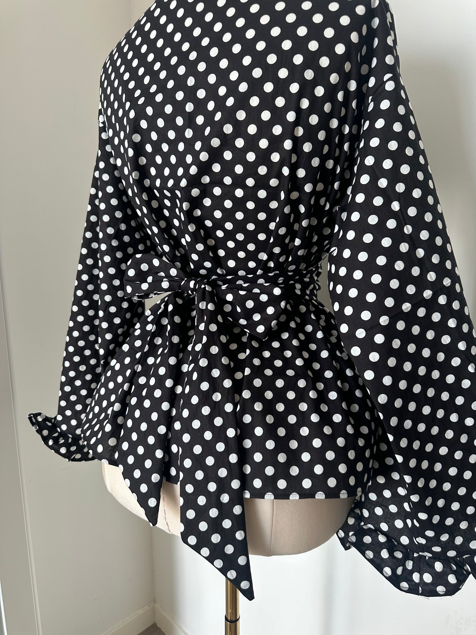 Kimono à pois
