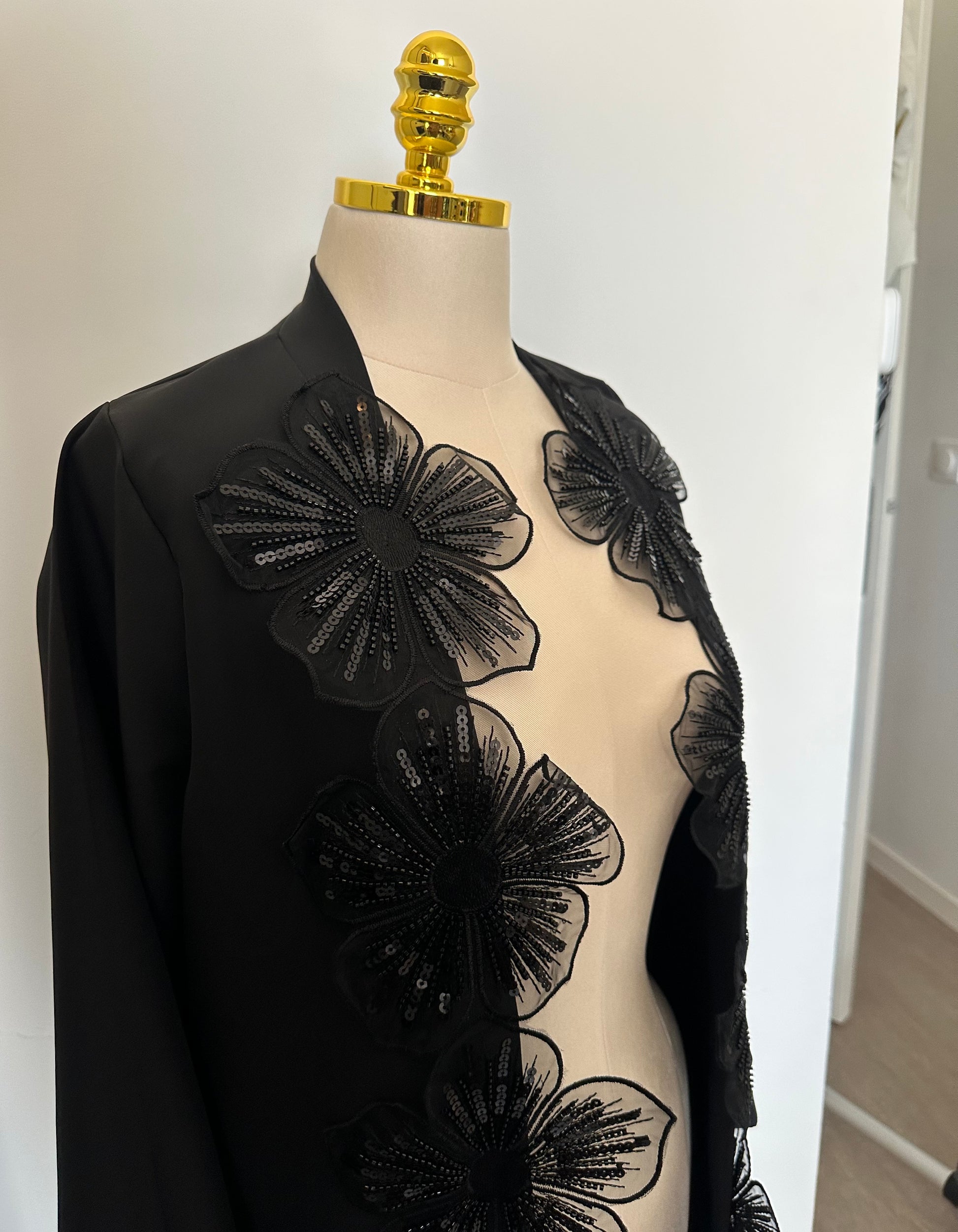 Kimono long Premium - Fleurs