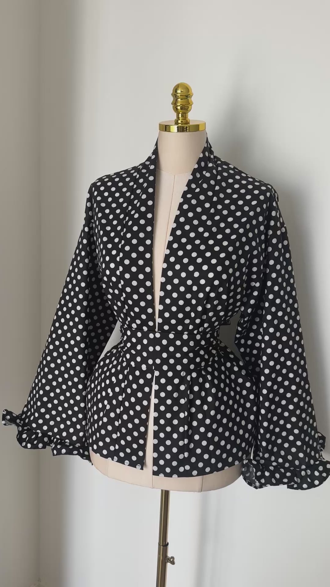 Kimono à pois
