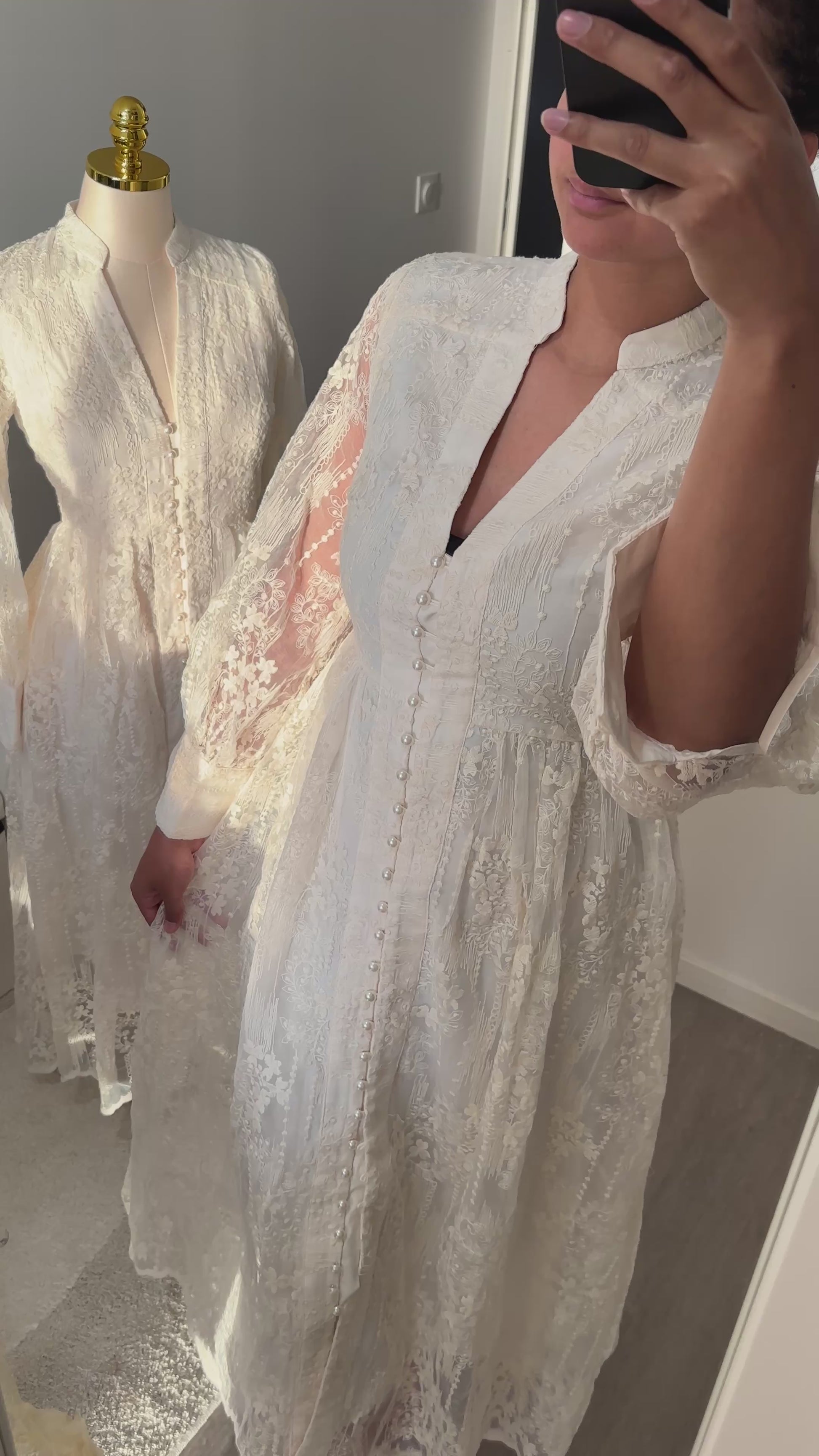 Robe dentelle